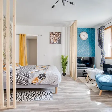 Jungle Chic Studio 27m² 5min Gare De ポントワーズ
